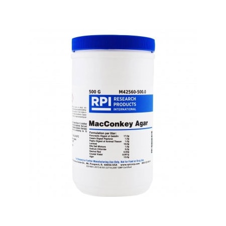 Rpi MacConkey Agar, 500 G M42560-500.0